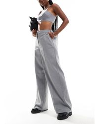 ASOS - Tailored Relaxed Straight Leg Trousers - Lyst