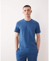 BOSS - Waffle Co-ord Lounge T-shirt - Lyst