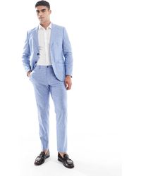Jack & Jones - Premium Linen Suit Trousers - Lyst