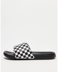 Vans - – la costa – slider mit em schachbrettmuster - Lyst