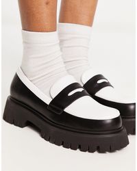 Koi Footwear - Koi - birch - mocassins chunky - noir et blanc - Lyst
