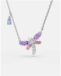 Swarovski - Ariana Grande X Pendant, Mixed Cuts, Dragonfly, Multicolored, Rhodium Plated - Lyst