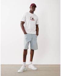Jack & Jones - Tony - short ample en jean - clair - Lyst