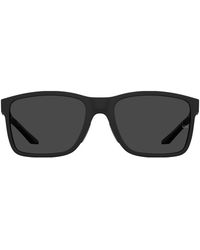 Under Armour Sunglasses - Under Armour Hustle Xl Rectangular Sunglasses With Lenses - Lyst