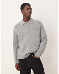 ARKET - Trui Van Pure Wol Met Textuur En Polokraag - Lyst