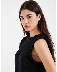Levi's - Lulu Flutter Sleeve Sweater Tank Top - Lyst
