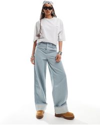 Collusion - X015 Low Rise Super baggy Jeans With Turn Ups - Lyst