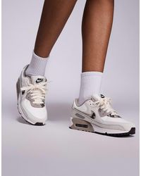 Nike - Air max 90 - baskets à détails peau - Lyst