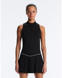 Oysho - Sleeveless Half-Zip T-Shirt - Lyst