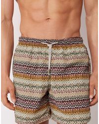 Calzedonia - Patterned Swim Shorts Formentera - Lyst