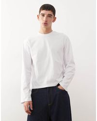 Reclaimed Vintage - Long Sleeve Cropped Boxy T-shirt - Lyst