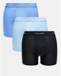 Calvin Klein - – icon cotton stretch – 3er-pack eng geschnittene boxershorts - Lyst