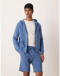 Polo Ralph Lauren - Co-ord Icon Logo Double Knit Jersey Zip Through Hoodie - Lyst
