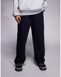 ASOS - Premium Heavyweight Wide Leg Jogger - Lyst