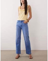 ASOS - Ankle Grazer Comfort Stretch Straight Leg Jeans - Lyst