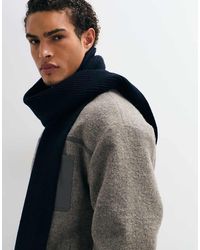 ASOS - Knitted Rib Scarf - Lyst