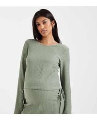 Mama.licious - Mamalicious Maternity Textured Jersey Bell Sleeve Top Co-Ord - Lyst