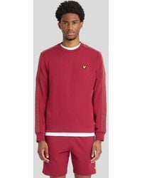 Lyle & Scott - Mid Layers Jacquard Tape Crew Neck - Lyst