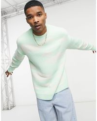 Maglione lavorato oversize lilla con nuvole da Uomo di ASOS in Viola | Lyst