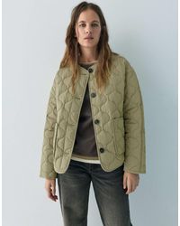 Pull&Bear - Doudoune légère - kaki - Lyst
