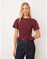ASOS - – figurbetontes t-shirt aus baumwolle - Lyst