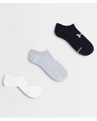 Under Armour - Essential No-show 6 Pack Socks - Lyst