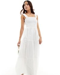esmé studios - Esmee Exclusive Shirred Waist Maxi Summer Dress - Lyst