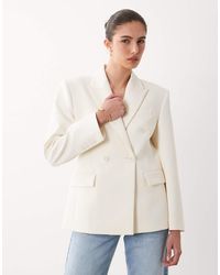 Mango - Statement Shoulder Blazer - Lyst