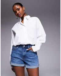 GOOD AMERICAN - Good Girlfriend Denim Shorts - Lyst
