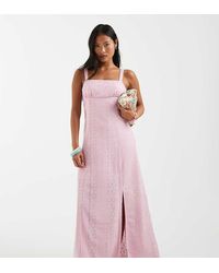 Vero Moda - Broderie Cami Maxi Dress - Lyst