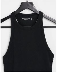 Abercrombie & Fitch Crop Tee - Black