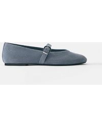 Pull&Bear - Leder-ballerinas - Lyst