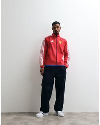 adidas Originals - Adidas Football Manchester United 26/27 Home Anthem Jacket - Lyst
