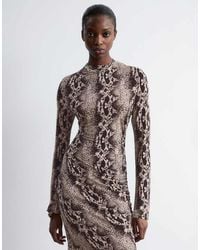 & Other Stories - Jersey Long Sleeve Midaxi Dress With Side Ruche Detail - Lyst