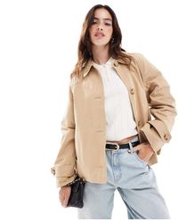 Jdy - Short Trench Coat - Lyst