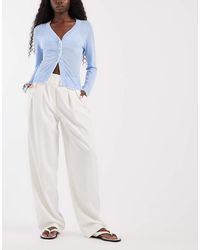 ASOS - Tailored Deep Waistband Double Pleat Trouser - Lyst