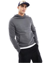 ASOS - Hoodie With Ma1 Pocket Detail - Lyst