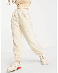 Missguided Borg 90s jogger - Natural