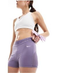 Nike - Nike pro – training dri-fit – shorts aus lila netzstoff, 3 zoll schrittlänge - Lyst