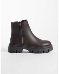 SEQWL - Twirl Chunky Zip Detail Boots - Lyst