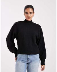 Monki - Knit Turtleneck Sweater - Lyst