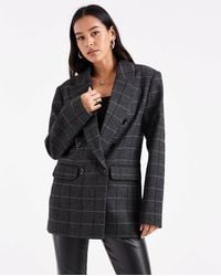 ASOS - Wool Blend Tailored Double Breasted Power Blazer - Lyst