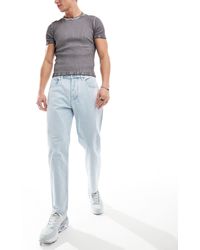 Armani Exchange - Loose Tapered Fit Jeans - Lyst