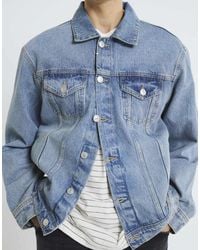 River Island - Regular Fit Denim Jacket - Lyst