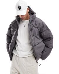 Jack & Jones - Hooded Puffer Jacket With Tech Details - Lyst