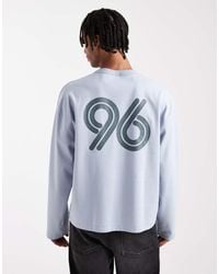 ASOS - Maglietta Premium A Maniche Lunghe Squadrata Oversize - Lyst