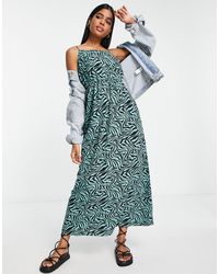 ONLY - Printed Maxi Dress - Lyst