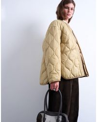 TOPSHOP - – doppellagige, gefütterte steppjacke - Lyst