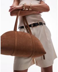 & Other Stories - – geschwungene schultertasche aus em echt-wildleder mit zwei henkeln - Lyst