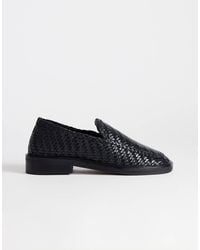 TOPSHOP - – bali – flache loafer aus echtem leder - Lyst